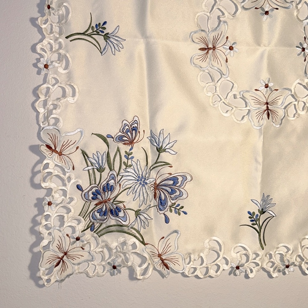 Antique Butterfly Tablecloth